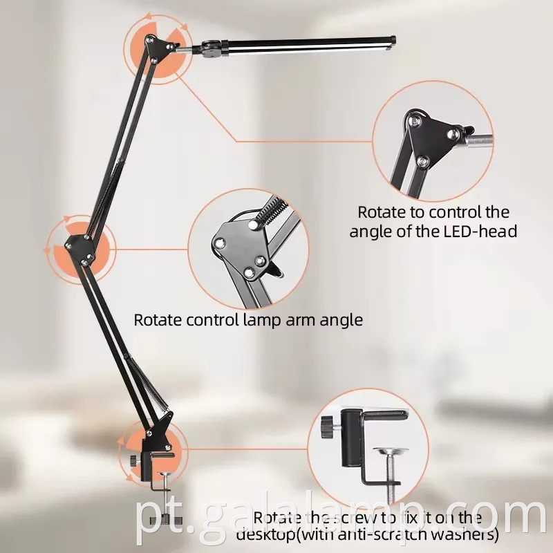 Edit USB Decorative Dimmable Foldable Desk Lamp